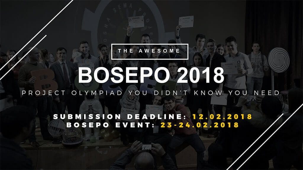 BOSEPO 2018 project olympiad coming soon