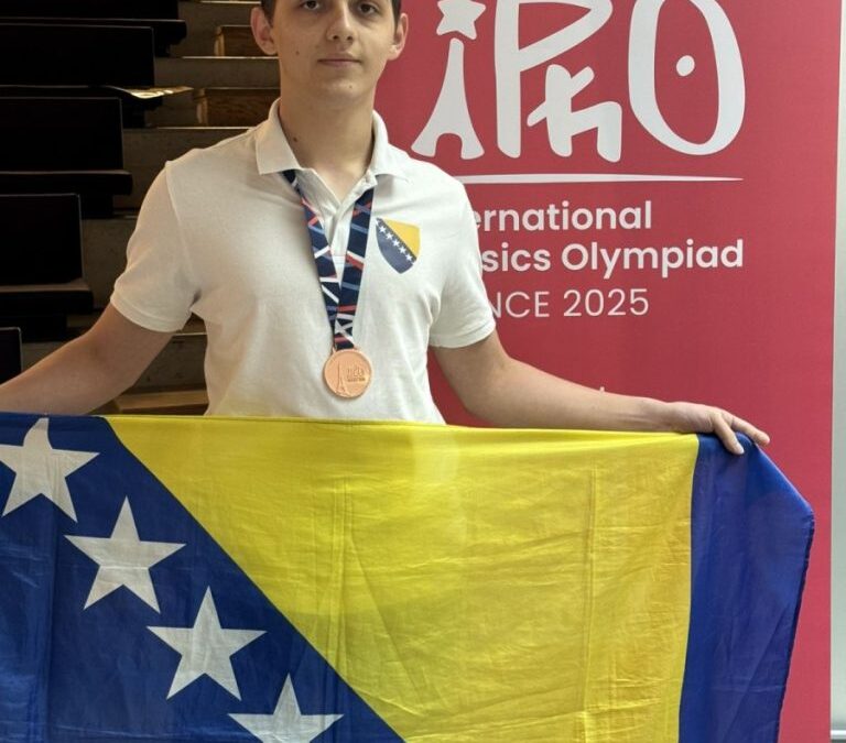 Ponos naše škole: Numanović Muhamed uvršten u hall of fame Međunarodne olimpijade iz fizike