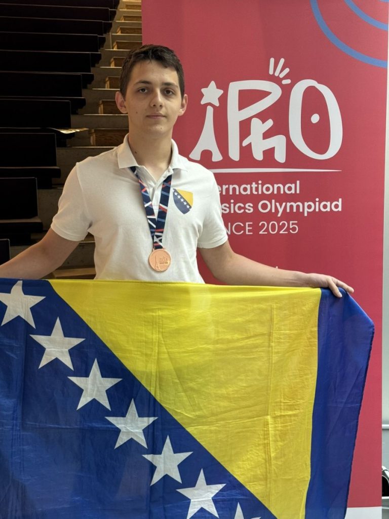 Ponos naše škole: Numanović Muhamed uvršten u hall of fame Međunarodne olimpijade iz fizike