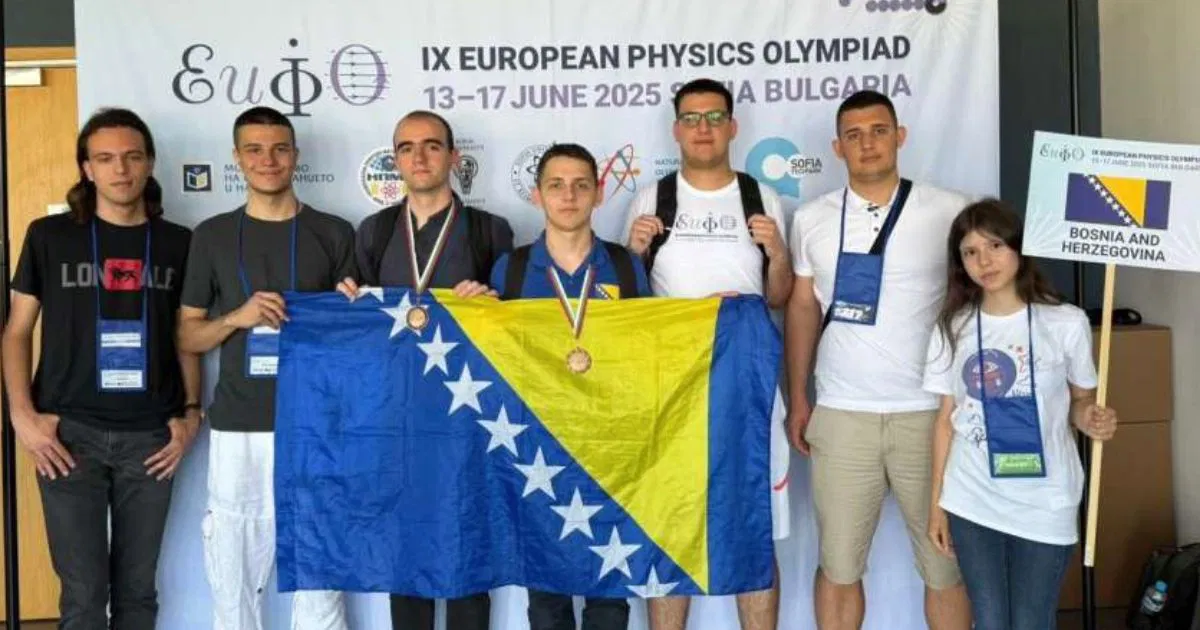 Izvanredan uspjeh Muhameda Numanovića na 9. Evropskoj olimpijadi iz fizik