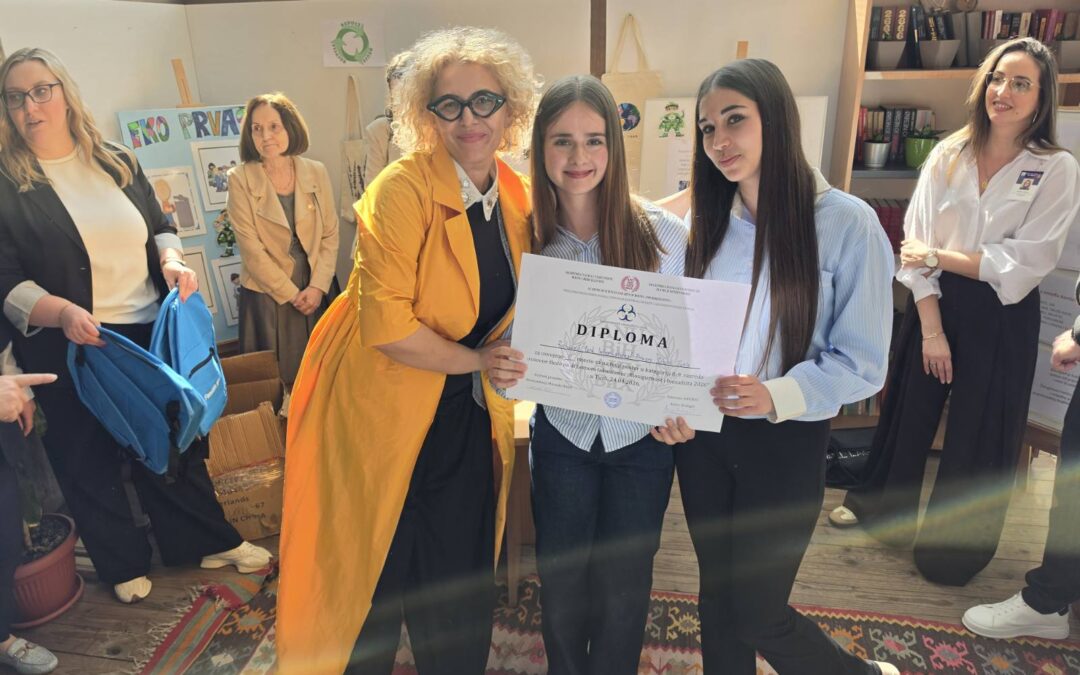 Takmičenje iz biosigurnosti i biozaštite: Veliki uspjeh naših učenika